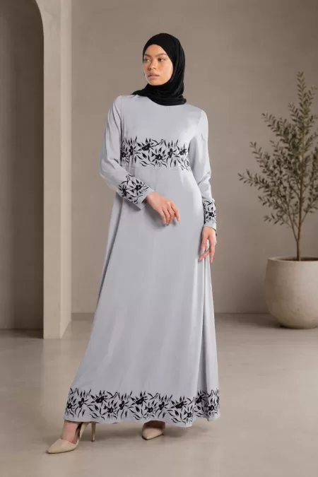 Long Grey Dress