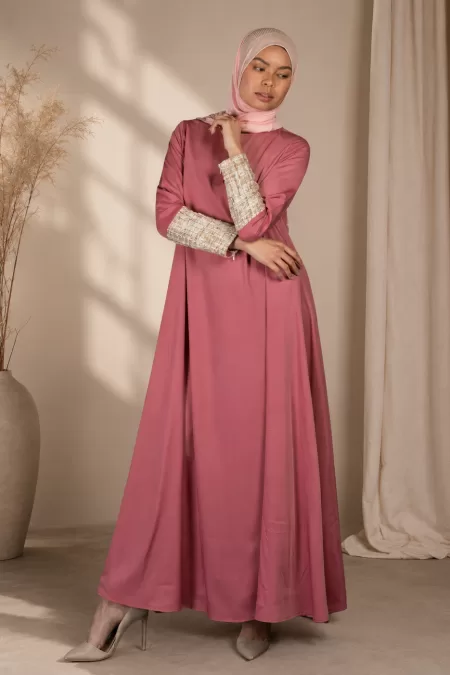 Pink Modest Dress