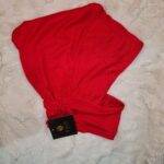 red hijab cap