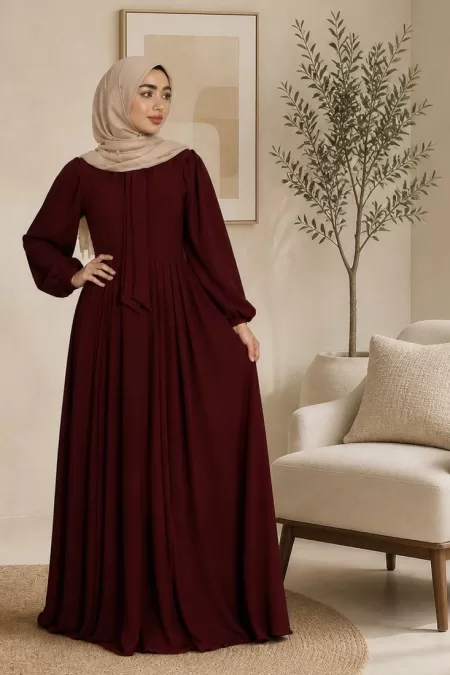 Maroon dress