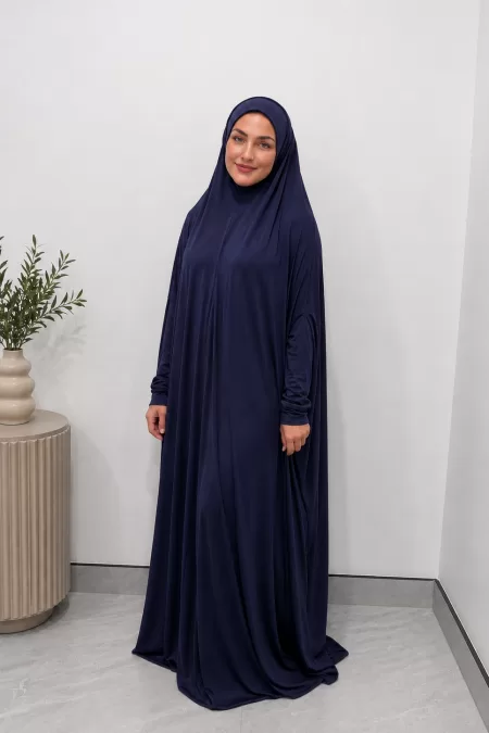 Long Navy Jilbab