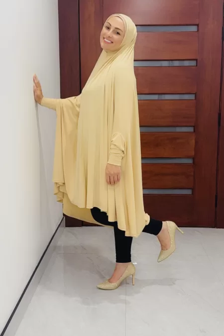 Nude Short Jilbab