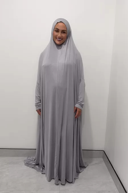 Long Grey Jilbab