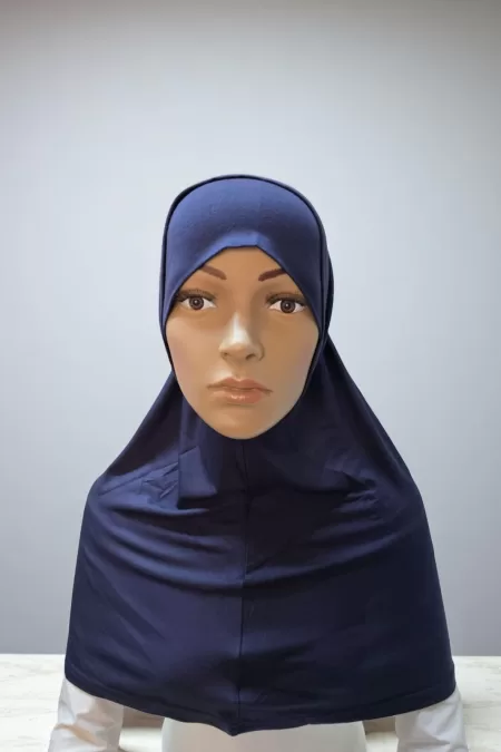 Japanese Cotton Navy Two Pieces Hijab