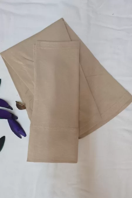 Japanese Cotton Beige Two Pieces Hijab