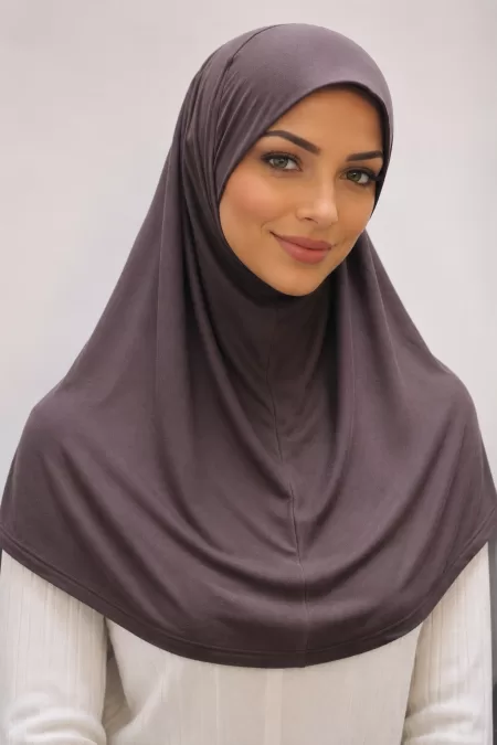 Chocolate Jersey One Piece Hijab