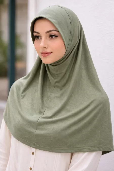 Olive Jersey One Piece Hijab