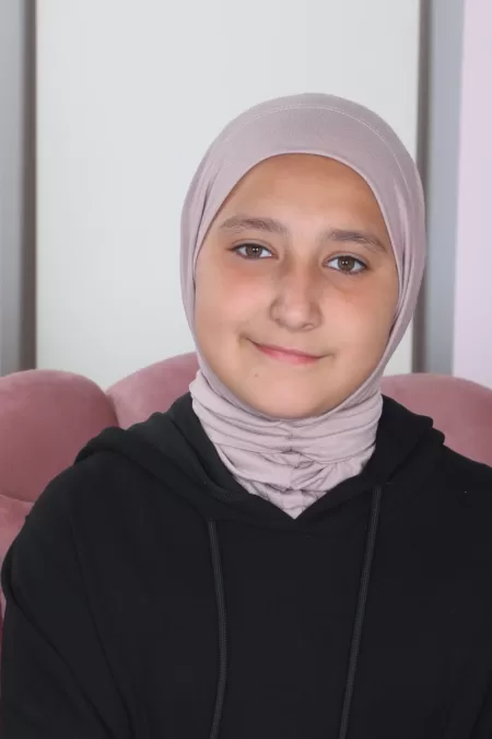 Blush Color Kids One Piece Hijab