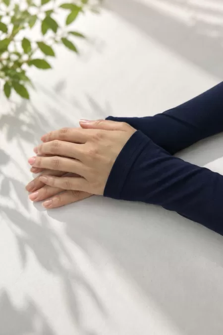 Navy Sleeves