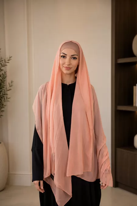 Peach Chiffon Set